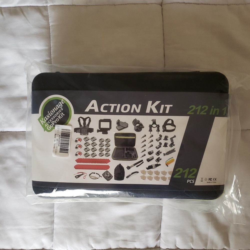 212-in-1 Go Pro Accessory Kit NEW